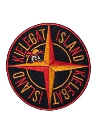 Strijkembleem KIELENGAT island