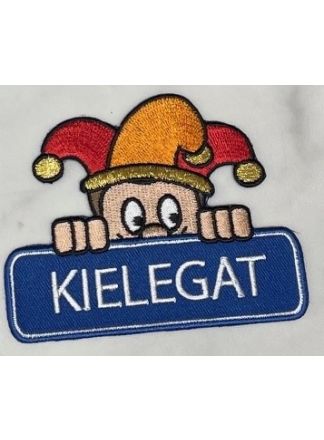 Strijkembleem naambord KIELENGAT (nar)