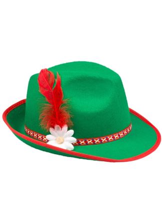 Tiroler hoed groen vilt