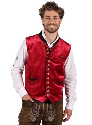 Oktoberfest Herenvest "Janko" rood