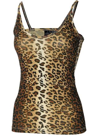 Dames top shirtje panter print