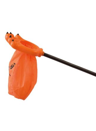 Trick or Treat hand with bag on stick