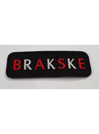 Tullepetaonse embleem Brakske 9x3cm.