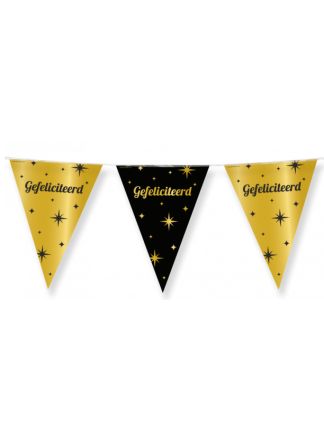 Vlaggenlijn 10mtr. Classy Gefeliciteerd