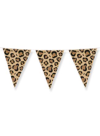 Vlaggenlijn Leopard design 10mtr.