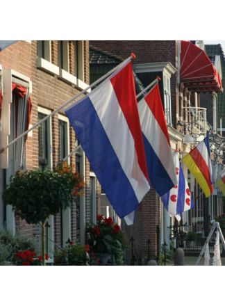 Vlaggenstok met knop 200cm.