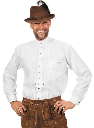 Tiroler hemd wit