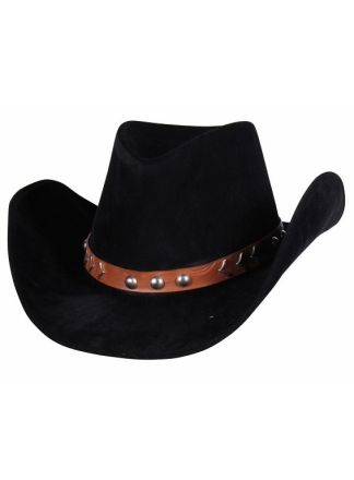Cowboyhoed Deluxe zwart