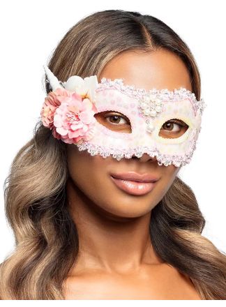Roze oogmasker Zeemeermin look