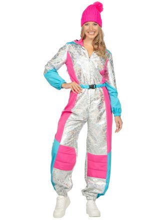 Zilveren foute dames skipak 1dlg.