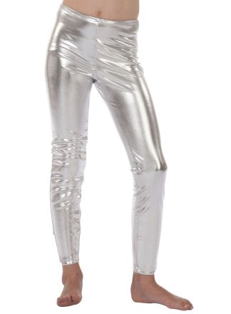 Zilveren kinder legging