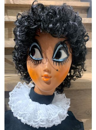 Pietpruik stretchkap met nekstuk